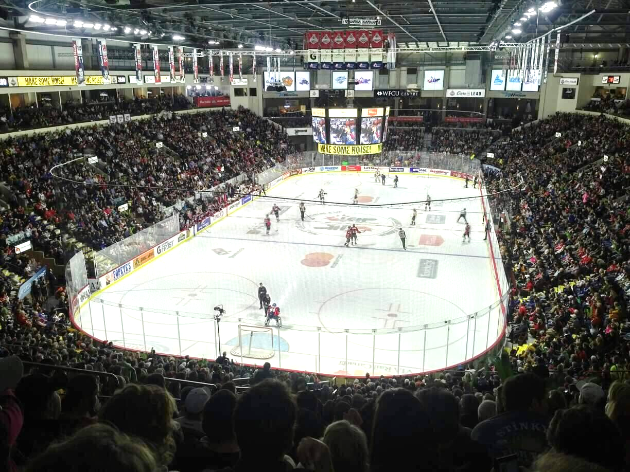 Hockey game at the WFCU Centre