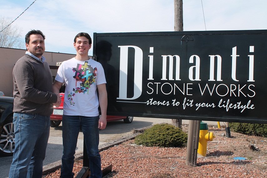 Client and employer at Dimanti Stone Works