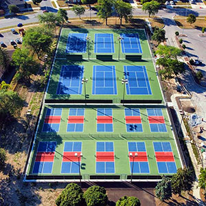 New courts at Forest Glade park