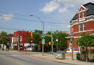 Historic former post office at Sandwich and Mill