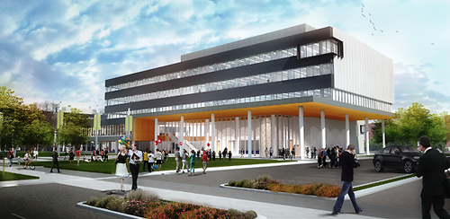 Artist rendering of North View