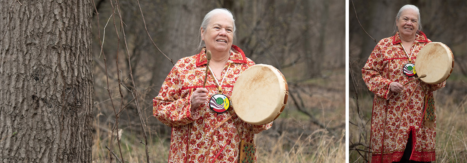 Theresa Sims, Indigenous Storyteller, at Ojibway Prairie Complex
