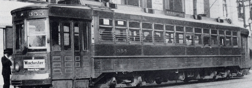 Street Car photo, circa 1927