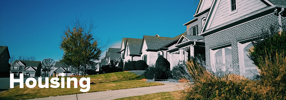 A row of houses