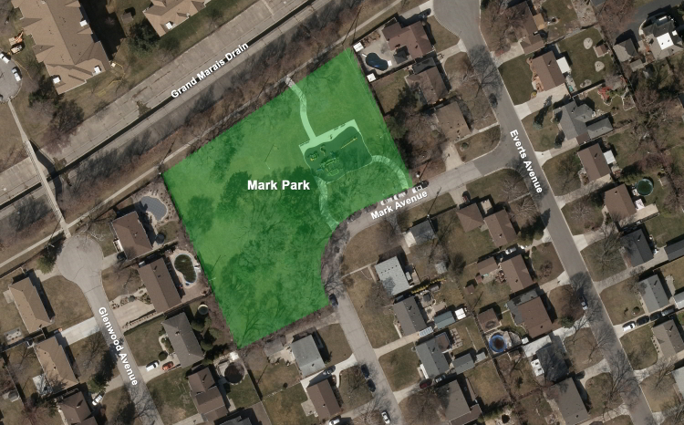 2021 Mark Park Aerial View