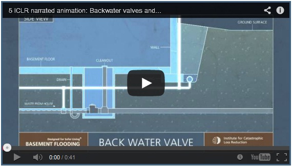 Backwater valves and disconnecting foundation drains video