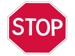 Stop sign