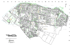 Sample of Large size city street map