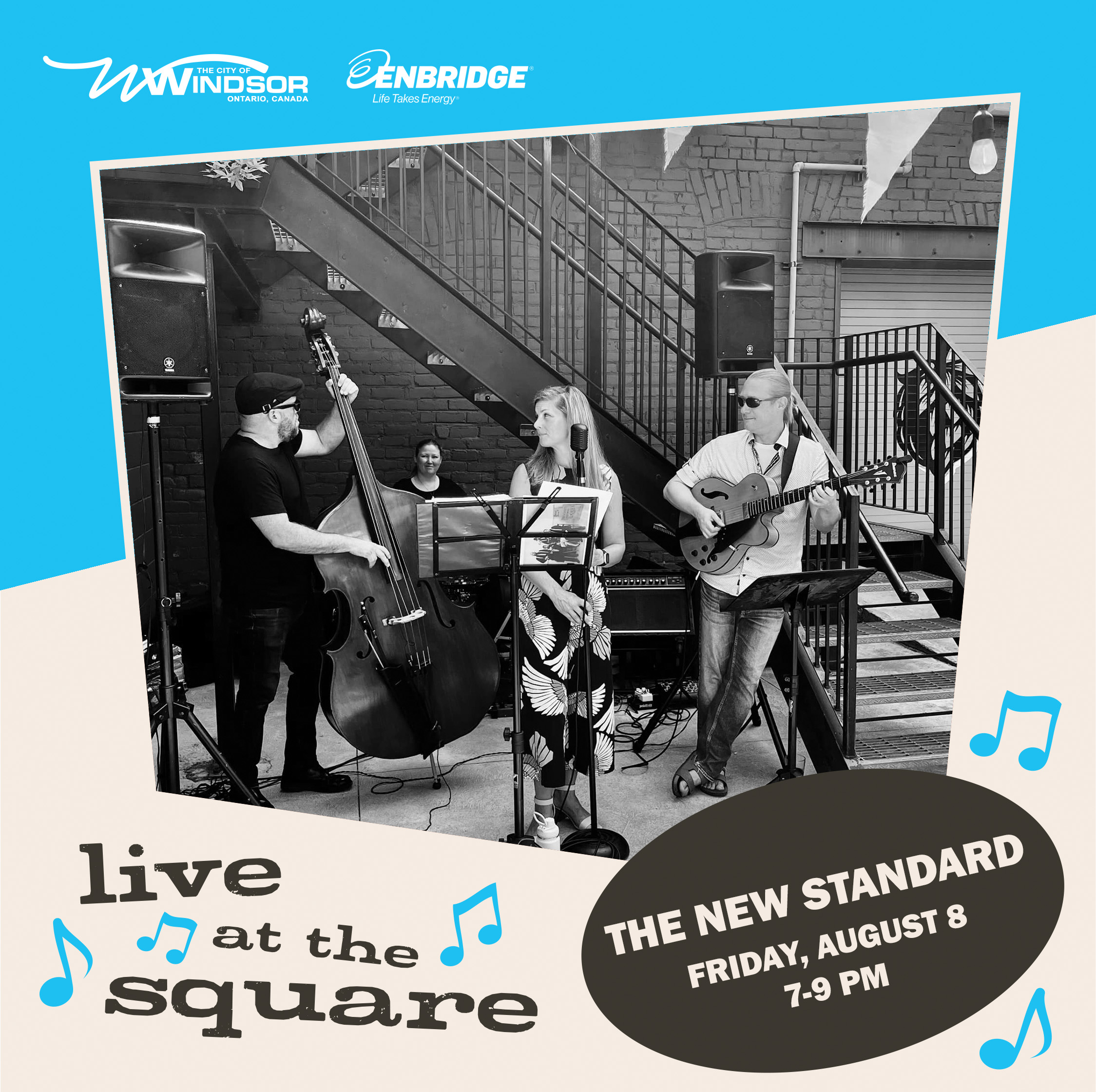 New Standard quartet on stage