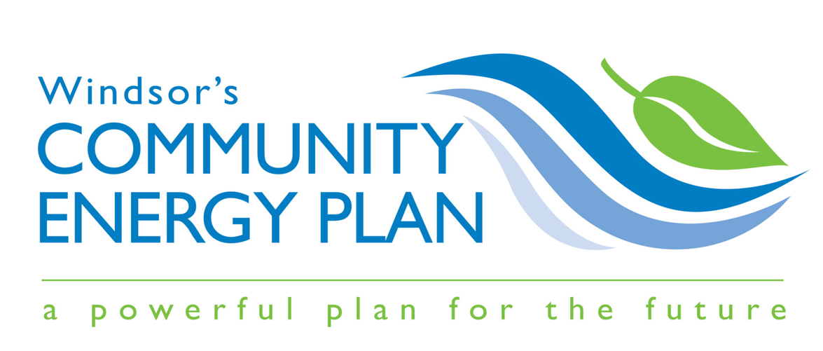 Windsor's Community Energy Plan Logo. Slogan is 