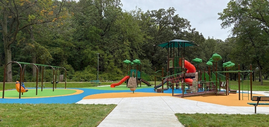 Optimist Memorial Park new playground, as detailed below
