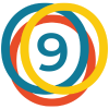 Decorative number 9
